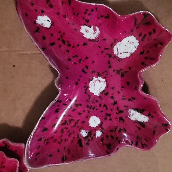 Nesting Red Butterfly Trinket Dishes - Picture 4 of 4